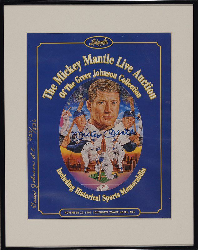 Lot 1294 Mickey Mantle Program