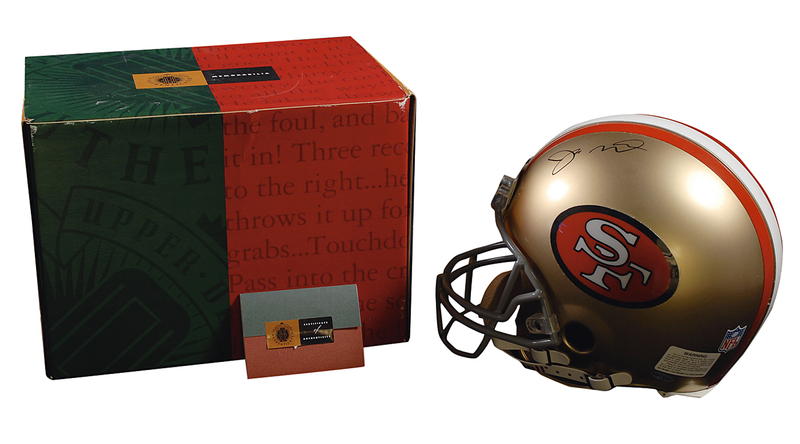 Lot 1308 Joe Montana Football Helmet