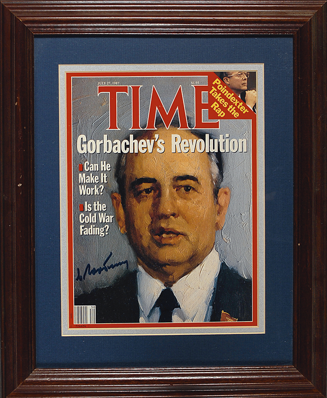 Lot 194 Mikhail Gorbachev Magazine Cover