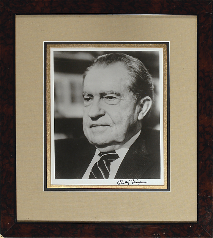 Lot 80 Richard Nixon Signed Photograph