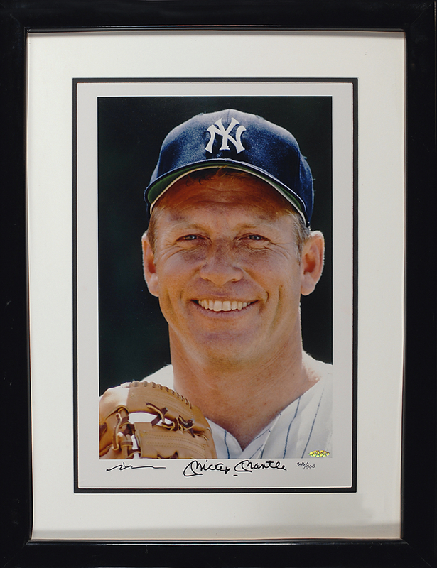 Lot 1298 Mickey Mantle: Magnificent Mantle Upper Deck portrait