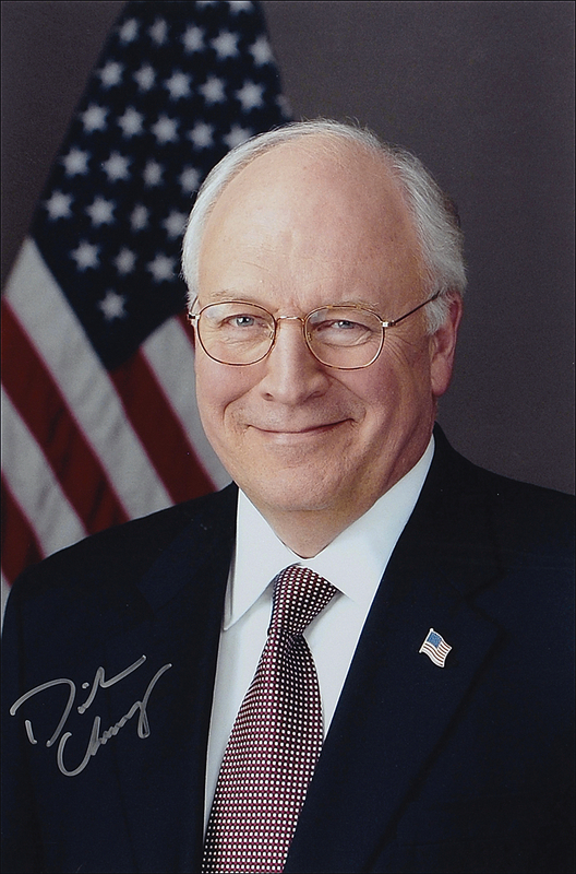 Lot 148 Dick Cheney Signed Photograph