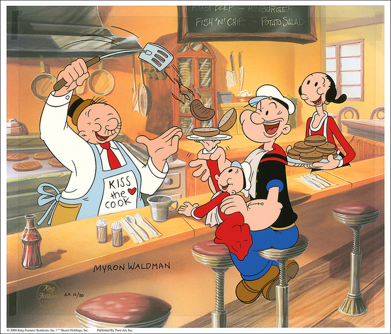 Lot 667 Myron Waldman Animation Cel