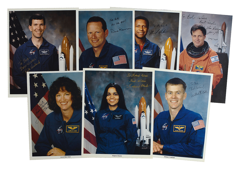 Lot 494 Space Shuttle Columbia: The ill-fated Columbia crew