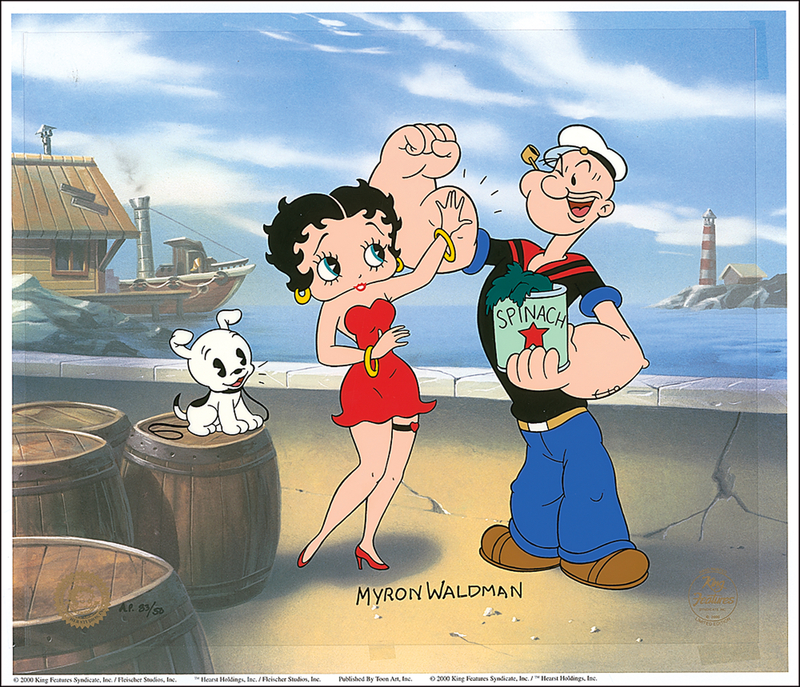 Lot 668 Myron Waldman Animation Cel