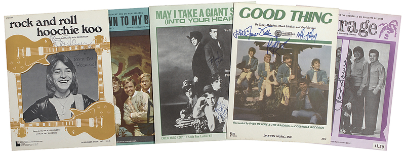 Lot 842 Rock and Roll Sheet Music