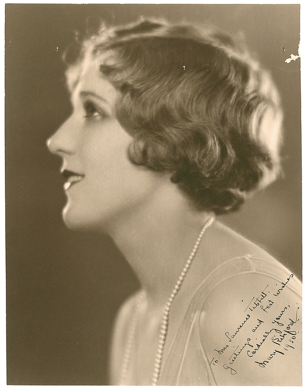 Lot 1017 Mary Pickford Signed Photograph