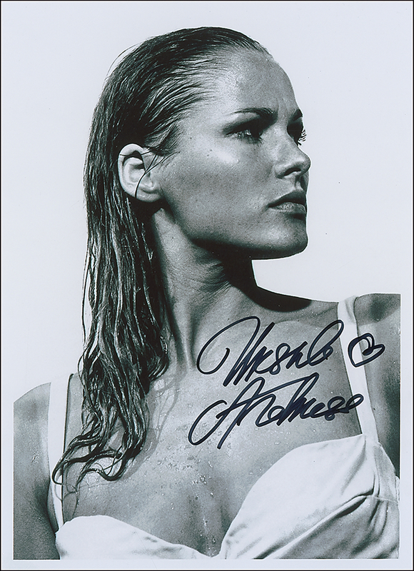 Lot 1106 James Bond: Ursula Andress Signed Photograph
