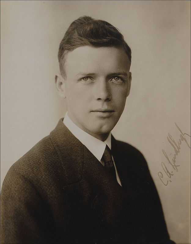 Lot 470 Charles Lindbergh: Exceptional quality Lindbergh photo