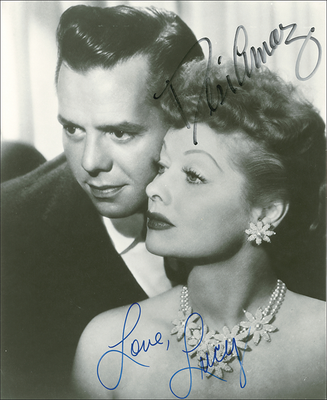 Lot 890 Lucille Ball and Desi Arnaz Signed Photograph