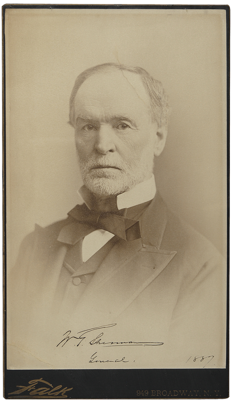 Lot 391 William T. Sherman: A riveting, oversized portrait