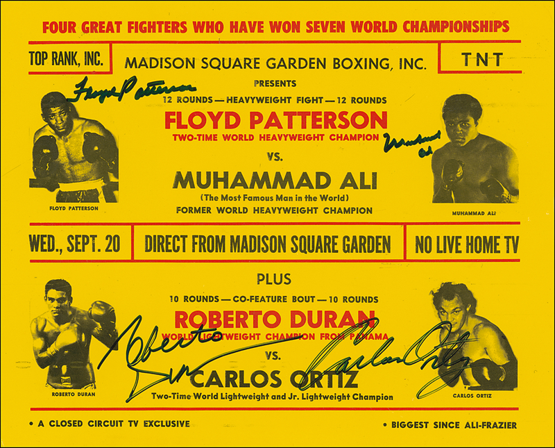 Lot 1182 Boxing Greats Signed Photograph