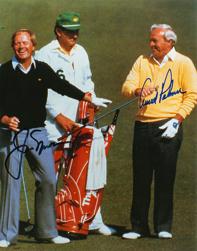 Lot 1319 Jack Nicklaus and Arnold Palmer Signed Photograph