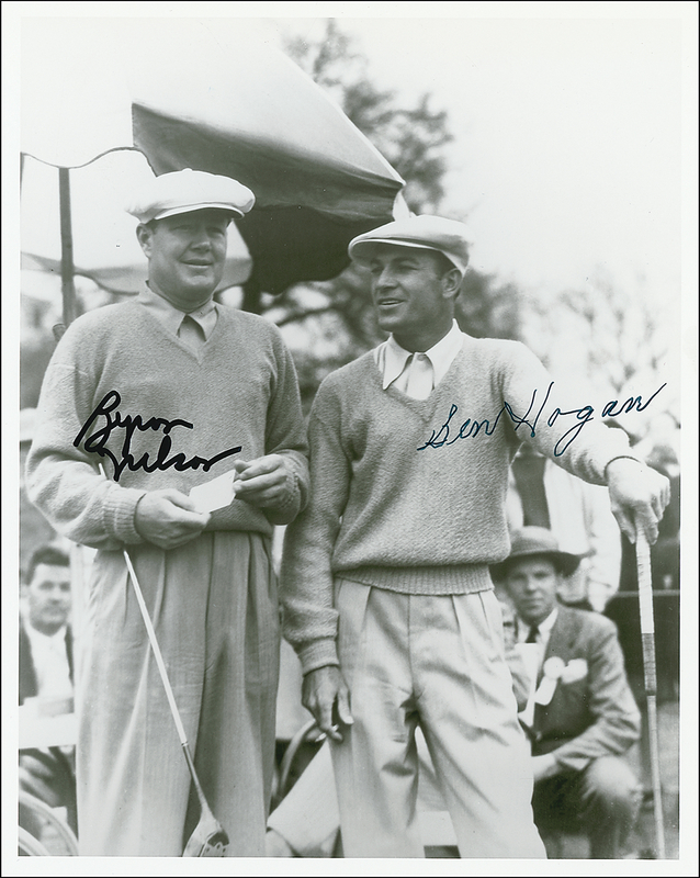 Lot 1314 Byron Nelson and Ben Hogan Signed Photograph