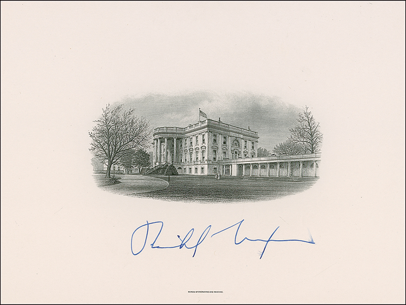 Lot 83 Richard Nixon Engraving