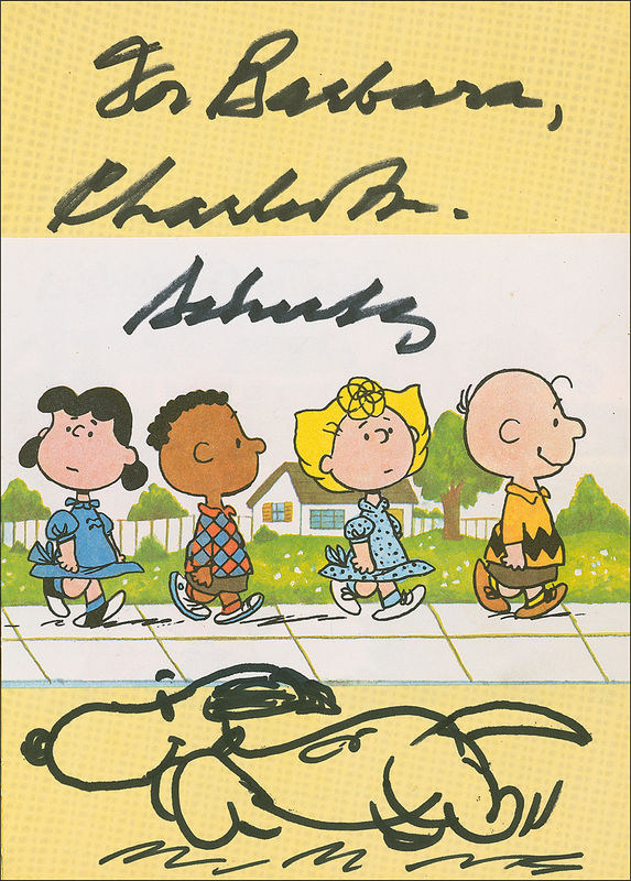 Lot 662 Charles Schulz Book