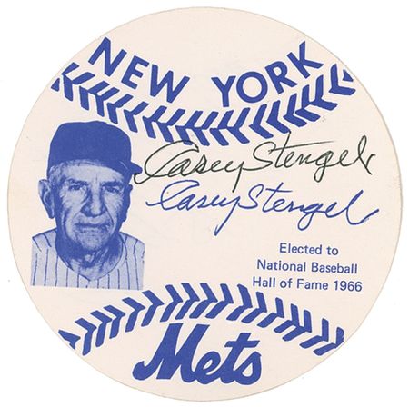 Lot #1360 Casey Stengel Signature - Image 1