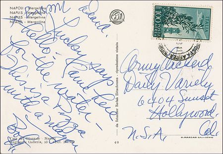 Lot #970 Bob Hope: Comical correspondence with Army Archerd - Image 3