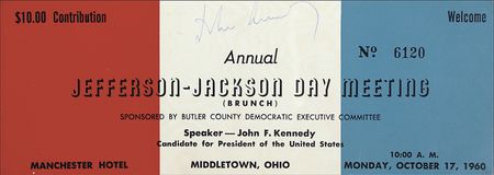Lot #66 John F. Kennedy: Kennedy signs from the 1960 campaign trail - Image 2