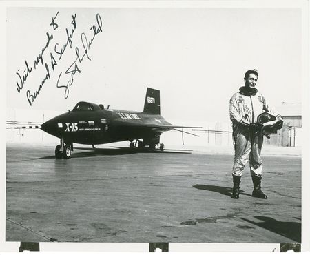 Lot #497 X-15 Pilots: Crossfield and White - Image 1