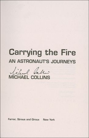 Lot #457 Michael Collins Book - Image 1