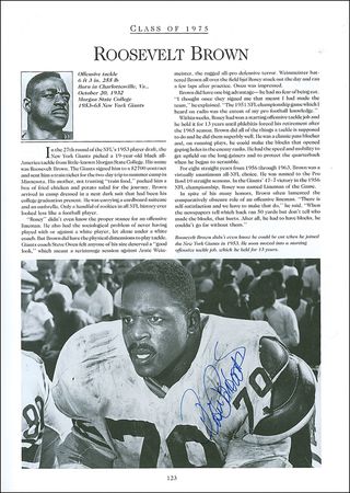 Lot #1225 Football Hall of Famers Book - Image 2