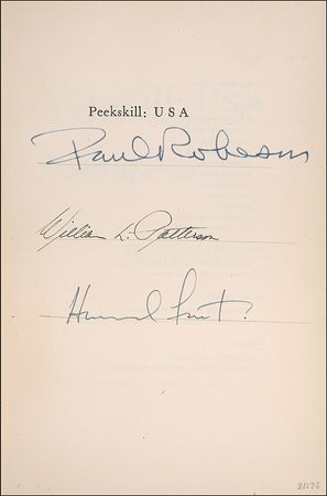Lot #1025 Paul Robeson Book - Image 1