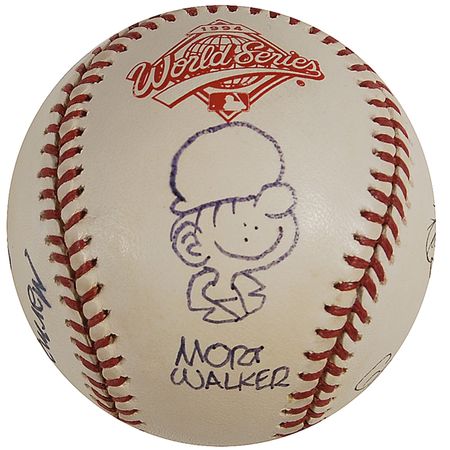Lot #628 Cartoonists Baseball - Image 3