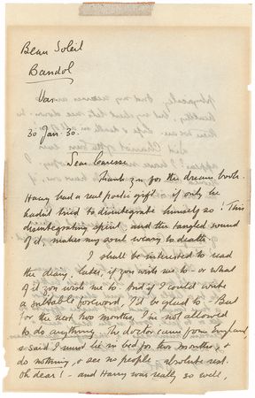 Lot #560 D. H. Lawrence: Fragile and dying, Lawrence agonizes over a poet?s murder-suicide: ?This disintegrating spirit, and the tangled sound of it, makes my soul weary to death? - Image 1