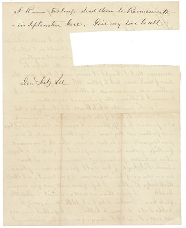 Lot #364 Robert E. Lee: ?I thought it wiser not to keep open the sores of Civil War but to follow the examples of those nations who endeavoured to obliterate its marks & to commit to oblivion the feelings it engendered? - Image 2