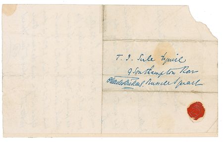 Lot #529 Charles Dickens: Dickens arranges safe passage for the orphaned daughter of a drowned actor - Image 2
