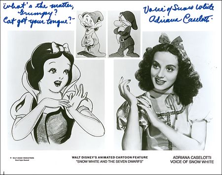 Lot #637 Disney: Adriana Caselotti Signed Photographs - Image 2