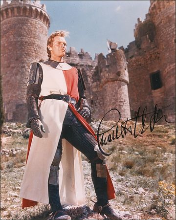 Lot #967 Charlton Heston Signed Photographs - Image 1