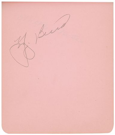 Lot #1291 Mickey Mantle: Choice early Mantle signature, still in its album with Berra, Rizzuto, Ford, and others - Image 3
