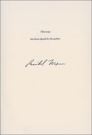 Lot #79 Richard Nixon Book - Image 1