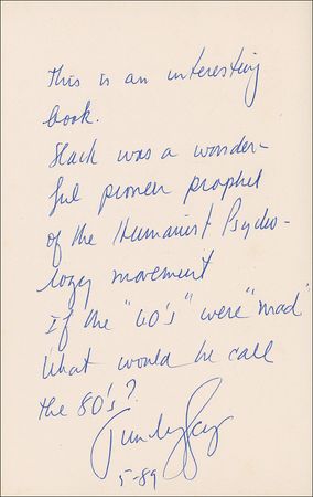 Lot #228 Timothy Leary: Leary turns the tables: ?If the ?60s? were ?mad? what would we call the 80s?? - Image 1