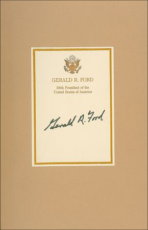 Lot #12 Jimmy Carter and Gerald Ford Books