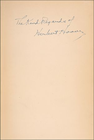 Lot #50 Herbert Hoover Books - Image 1