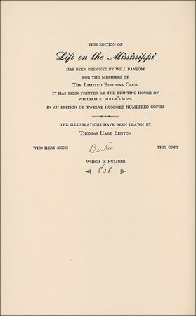 Lot #509 Thomas Hart Benton Book - Image 1