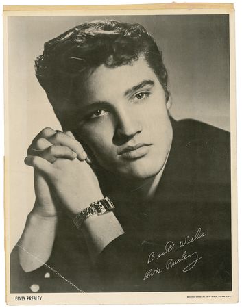 Lot #838 Elvis Presley Signed Photograph - Image 2