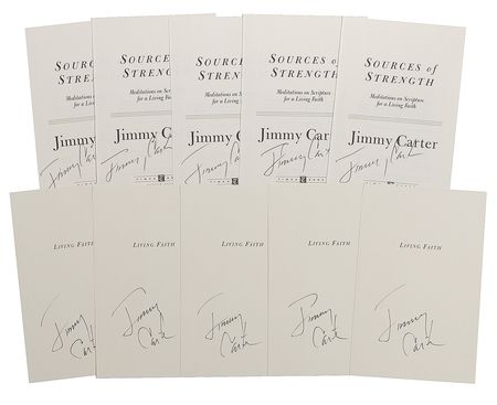 Lot #16 Jimmy Carter Signatures
