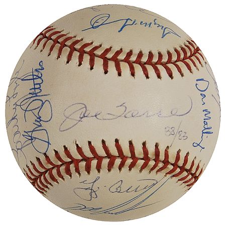 Lot #1322 NY Greats Baseball - Image 2