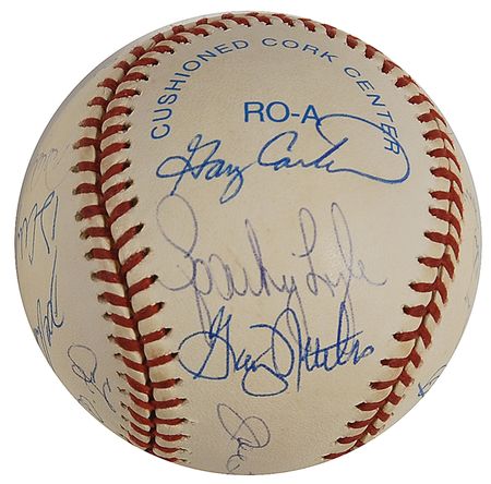 Lot #1322 NY Greats Baseball - Image 4