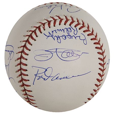 Lot #1166 Baseball Hall of Famers Baseball - Image 2