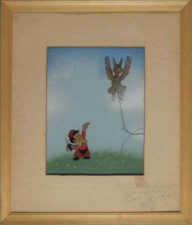 Lot #634 Walt Disney: Original Three Caballeros animation cel - Image 1