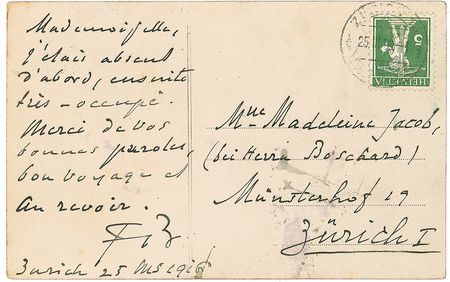 Lot #681 Ferruccio Busoni: Signed photo with ANS on reverse - Image 2