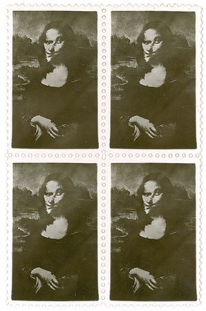 Lot #514 Pol Bury Stamp Block - Image 1