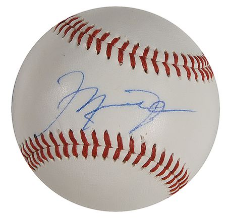 Lot #1267 Michael Jordan Baseball - Image 1