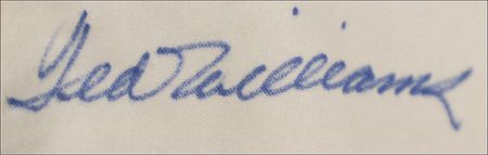 Lot #1374 Ted Williams: Beautifully signed Williams Upper Deck jersey - Image 3