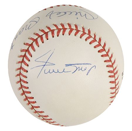 Lot #1285 Mantle, Mays, Snider Baseball - Image 2